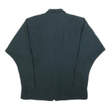 HUG AMCO Womens Black Wool Zip Jacket M Classic Plain Stylish Comfortable