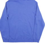 NIKE Mens Blue Pullover Hoodie M Cotton Blend Drawstring Hood Kangaroo Pocket