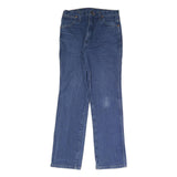 WRANGLER Mens Blue Regular Fit Straight Leg Denim Jeans W28 L30 Classic Zip