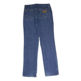 WRANGLER Mens Blue Regular Fit Straight Leg Denim Jeans W28 L30 Classic Zip