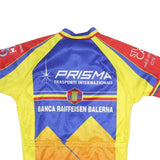 MB Mens Blue & Yellow Cycling Team Sports T-Shirt M Short Sleeve Crew Neck