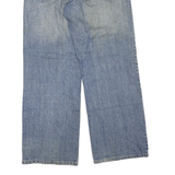 RAZZO DENIM Mens Blue Regular Fit Straight Leg Denim Jeans W36 L31 Cotton Blend