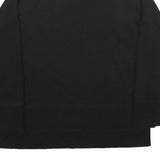 CALVIN KLEIN Womens Black Sweatshirt XL High Neck Pullover Cotton Blend Casual