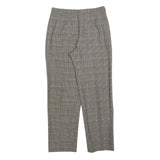 Confezioni Frangoni Womens Wool Blend Grey Regular Straight Trousers W32 L32