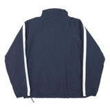 FILA Mens Navy Blue Track Jacket S Polyester Blend Zip Retro Sportswear