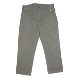 DICKIES Mens Jeans Grey Regular Straight Denim W38 L29 Workwear Utility Pants