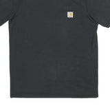 CARHARTT Mens Black Pocket T-Shirt M Short Sleeve Crew Neck Relaxed Fit