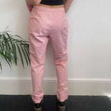 Fendissime Striped Trousers - 28W UK 8 Red Cotton