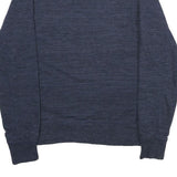 CHAMPION Mens Blue Crew Neck S Cotton Blend Pullover Sweatshirt Casual