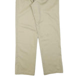 DICKIES Mens Beige Regular Fit Straight Polyester Blend Trousers W36 L34