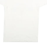 CHAMPION Mens White Garlands Michigan Graphic T-Shirt L Short Sleeve Crew Neck