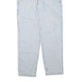 DICKIES Womens Regular Fit Light Blue Denim Jeans W32 L30 Workwear Zip Closure
