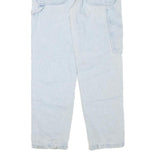 DICKIES Womens Regular Fit Light Blue Denim Jeans W32 L30 Workwear Zip Closure