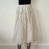 4Le Maxi Skirt - 32W UK 12 White Cotton