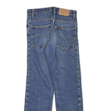 Womens Blue Regular Fit Straight Leg Denim Jeans W26 L26 Cotton Blend Zip