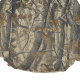 PRO GEAR Mens Brown Camouflage Shirt L Cotton Blend Casual Long Sleeve