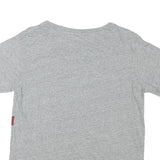 LEVI'S Mens Grey Blue & Red Graphic T-Shirt XS Short Sleeve Crew Neck Cotton