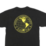 VANS Mens Black & Yellow Graphic T-Shirt M Short Sleeve Crew Neck National