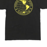 VANS Mens Black & Yellow Graphic T-Shirt M Short Sleeve Crew Neck National