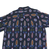 EXHAUST Mens Blue & Red Cotton Printed Shirt XL Summer Casual
