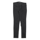 LEVI'S Womens Slim Black Jeans Denim W28 L31 Stylish Zip Cotton Blend