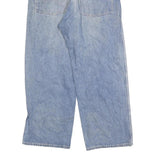 Mens Relaxed Blue Denim Cotton Blend Jeans W30 L27 Casual Zip Closure