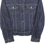 GAS Womens Blue Denim Jacket M Cotton Button Classic Casual Stylish