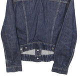 GAS Womens Blue Denim Jacket M Cotton Button Classic Casual Stylish