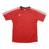 ADIDAS Mens Red Classic T-Shirt M Short Sleeve Crew Neck Sports Number 20