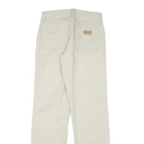 WRANGLER Mens Regular Fit Jeans White Cotton Blend W26 L28 Zip Tailored Casual