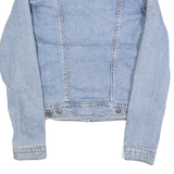 LEVI'S Womens Blue Denim Jacket S Cotton Button Closure Classic Fit Lightweight