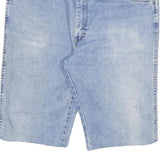 WRANGLER Mens Denim Shorts Light Blue XL W36 Classic Cotton Blend Casual