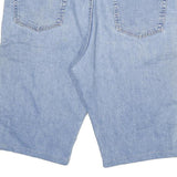 WRANGLER Mens Denim Shorts Light Blue XL W36 Classic Cotton Blend Casual