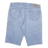 WRANGLER Mens Denim Shorts Light Blue XL W36 Classic Cotton Blend Casual