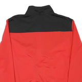 PUMA Mens Red Black & White Zip Up Jacket XL Polyester Blend Colourblock