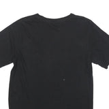 CONVERSE Boys Black Graphic T-Shirt XL Short Sleeve Crew Neck Casual