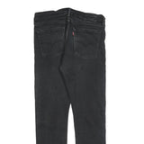 LEVI'S 510 Mens Jeans Black Slim Skinny Denim Medium W34 L29 Stretch Cotton
