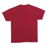 JERZEES Mens Red Lowell Graphic T-Shirt M Short Sleeve Crew Neck Collegiate