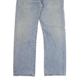 LEVI'S 501 Mens Jeans Blue Regular Straight Denim Medium W36 L30 Classic Fit Zip