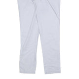 GAP Womens Cotton Blend Light Blue Slim Straight Trousers W30 L30 Casual Chic