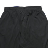 REEBOK Mens Black & Blue Sports Casual Shorts L W30 Mesh Polyester