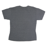 JERZEES Mens Grey Purdue Boilers Graphic T-Shirt L Short Sleeve Crew Neck