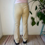 Phard Cord Trousers - 32W UK 8 Beige Cotton