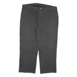 DICKIES Mens Cotton Blend Black Regular Straight Fit Trousers W40 L29 Workwear