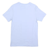 NIKE Mens White T-Shirt S Short Sleeve Crew Neck Cotton Blend Classic Logo