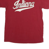 ADIDAS Mens Red Indiana Graphic T-Shirt L Short Sleeve Crew Neck Cotton Casual
