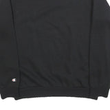 CHAMPION Boys Black Crew Neck 13-14Y Cotton Sweatshirt