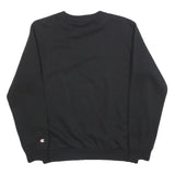 CHAMPION Boys Black Crew Neck 13-14Y Cotton Sweatshirt