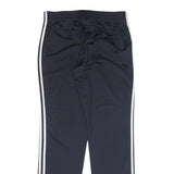 ADIDAS Womens Joggers Black & White Slim Tapered L W32 L32 Performance Track