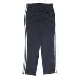 ADIDAS Womens Joggers Black & White Slim Tapered L W32 L32 Performance Track